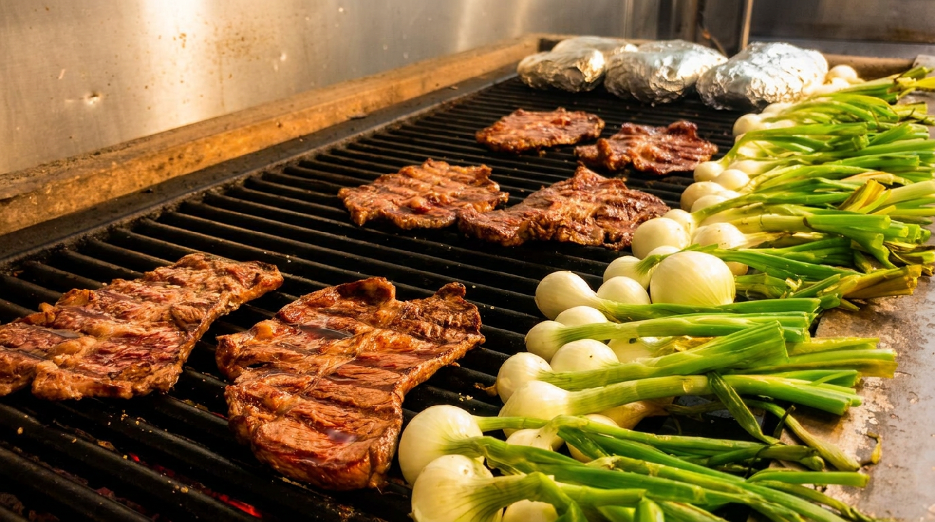 Live fire, generous plates, buena comida