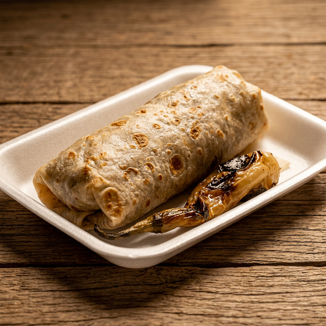 Frijol & Queso Burrito.